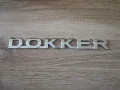 сребрист метален надпис Dacia Dokker, снимка 1