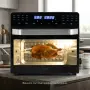 Многофункционален фритюрник с горещ въздух 30L - Мощна 2200W фурна с конвекция, 24 програми, снимка 11