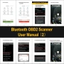 OBD2 скенер Bluetooth за iPhone iOS Android OBDII диагностичен инструмент за сканиране , снимка 8