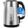 Midea MKE17M1ADS Електрическа кана 1.7L 2200W от неръждаема стомана, снимка 1
