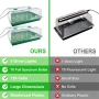 Тави за разсад 2×120-клетъчни с LED лампа за отглеждане с таймер, регулируема яркост и влажност НОВО, снимка 3