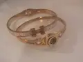 Дамски гривни от неръждаема стомана и талисмани тип пандора, снимка 1