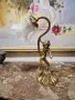 Страхотна антикварна бронзова френска фигурална лампа , снимка 1