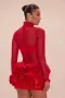 Мини рокля с 3D апликация - Бранд Fashion Nova, снимка 4