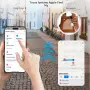 QCOQ® Air Tags Локатор с 4 броя, Bluetooth Smart Tracker, съвместим с приложението Apple Where is , снимка 5