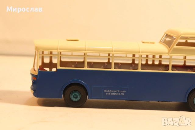 BREKINA H0 1/87 MERCEDES АВТОБУС МОДЕЛ КОЛИЧКА ИГРАЧКА, снимка 3 - Колекции - 54028586