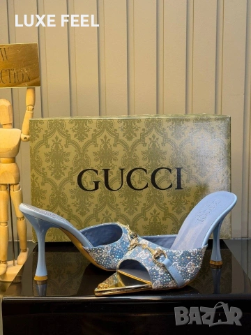 Gucci ⚜️Дамски Чехли, снимка 5 - Чехли - 54152316