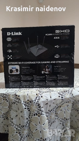 Router D-Link AC 2600 Mu-Mimo, снимка 2 - Рутери - 54007378