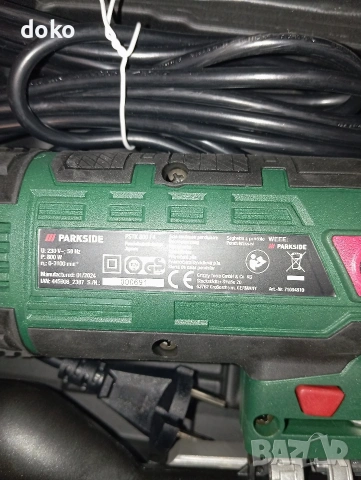 Електрически прободен трион Parkside, снимка 3 - Моторни триони/резачки - 54284015