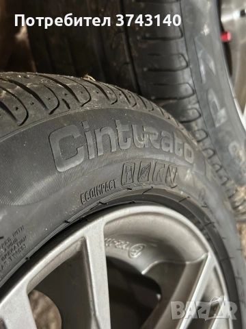Продавам оригинални 2бр. алуминиеви джанти 17” за BMW F30 с гуми Pirelli Run Flat, снимка 5 - Гуми и джанти - 54737135