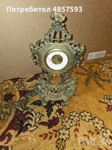 Винтич Каминен Часовник, снимка 3 - Антикварни и старинни предмети - 54916599