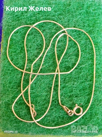 Сребърен синджир подходящ аксесоар за ежедневието 49905, снимка 4 - Колиета, медальони, синджири - 55186815
