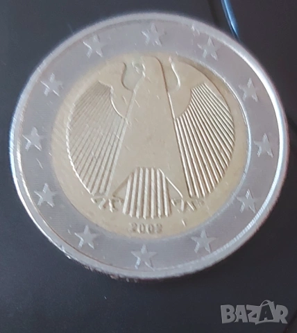 2 евро 2002 г. - Германия, със знак "F"