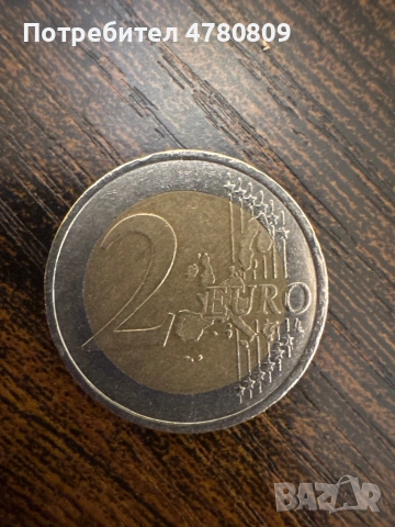 Рядка колекционерска монета, 2 евро от 2001 години, снимка 2 - Колекции - 54010981