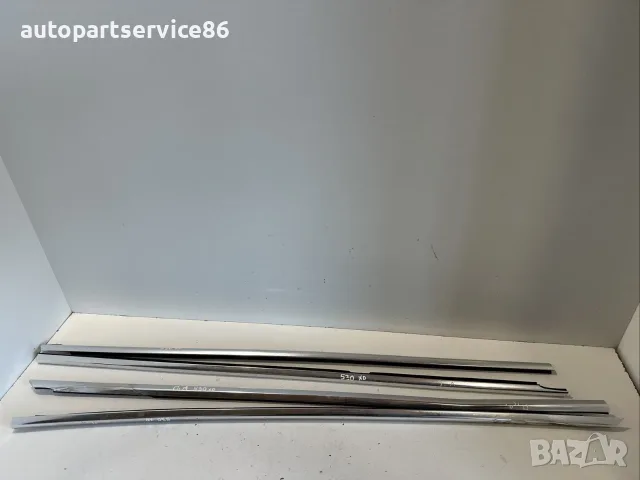 Комплект външни лайсни за стъкла на 4 врати за BMW F10 F11 530Xd LHD (2012)