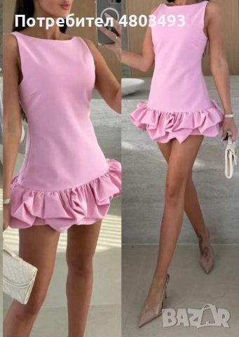 Дамски къс гащеризон Rose, снимка 3 - Гащеризони - 54263499