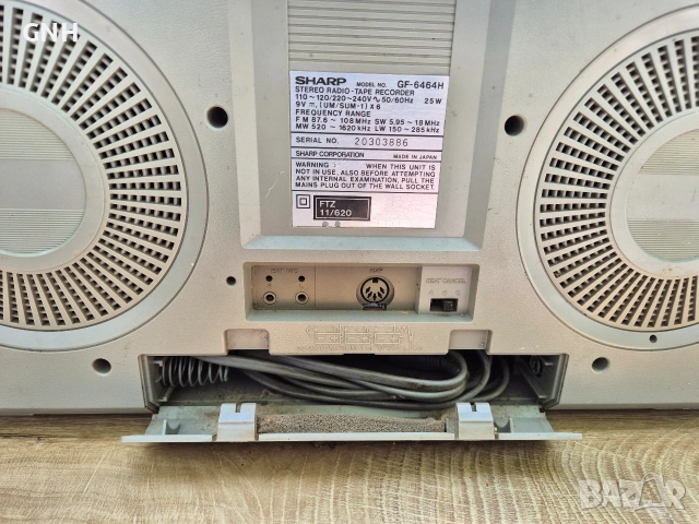 Радиокасетофон Sharp GF-6464H , снимка 8 - Радиокасетофони, транзистори - 55188286