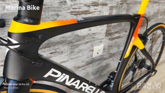Карбонов шосеен велосипед Pinarello Prince FX Ultegra R8000 Fulcrum Zero Nite Ceramic | 53, снимка 13 - Велосипеди - 54355798
