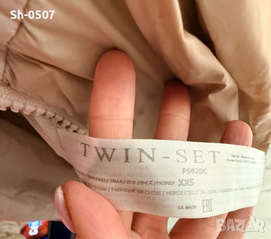Twinset пухено яке, снимка 3 - Якета - 54648701