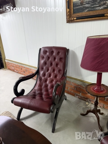 Chesterfield/Честърфийлд Handmade – Класически кресла (2 броя), снимка 7 - Дивани и мека мебел - 55398074