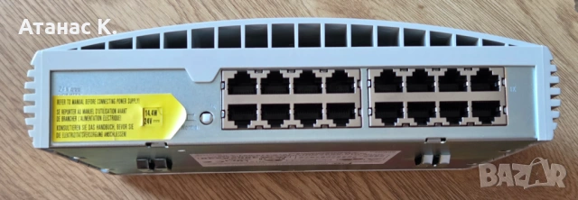 Хъб: 3com OfficeConnect 16 port Dual Speed Hub - Неизползван , снимка 3 - Суичове - 54954898