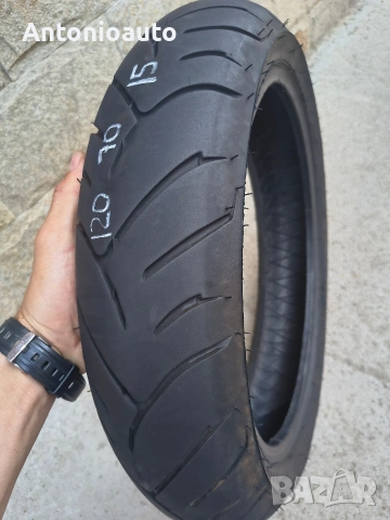 Гума Dunlop Scoot Smart 120 70 15 56S гуми скутер мото, снимка 3 - Гуми и джанти - 55182060