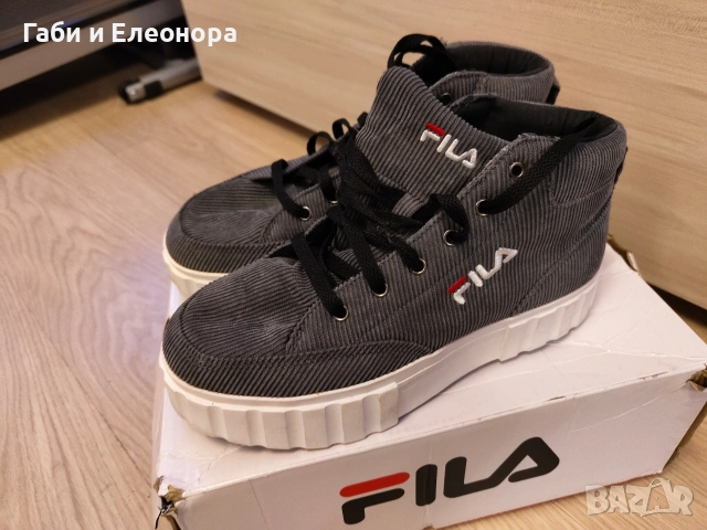 Сникърси FILA Sandblast R Md Wmn 1011378.25Y Сив Цвят: Сив, снимка 6 - Кецове - 54246778