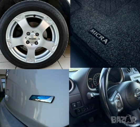 Nissan Micra 1.2i* Pure Drive* Климатроник* Евро 5B * Ful, снимка 16 - Автомобили и джипове - 54997707