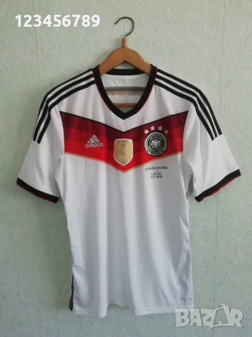 Germany Adidas Final World Cup 2014 оригинална тениска фланелка Германия Аржентина финал Световно , снимка 2 - Тениски - 50656794