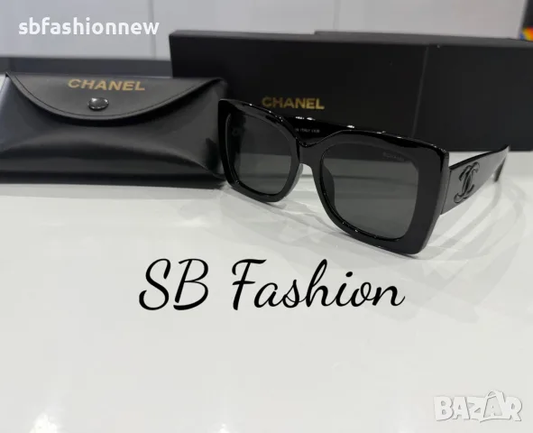 Chanel черни очила с лого, снимка 2 - Слънчеви и диоптрични очила - 55468216