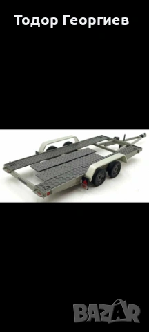 OTTO Mobile OT225D - Silver Autotransporter/Trailer, Race/Rally Support, снимка 2 - Колекции - 54106131