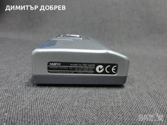 СТАР РЕТРО КАСЕТЕН ДИКТОФОН MICROCASSETTE RECORDER SANYO TALK-BOOK TRC-540M, снимка 10 - Радиокасетофони, транзистори - 55536619
