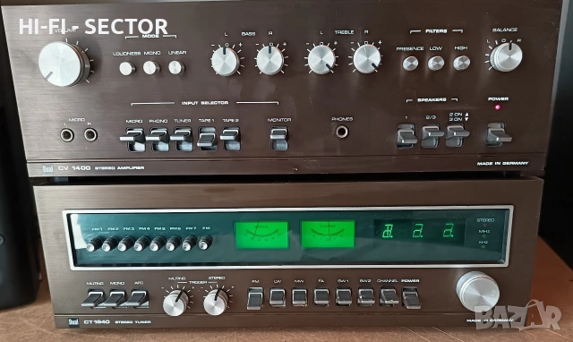 DUAL усилвател и тунер , снимка 3 - Ресийвъри, усилватели, смесителни пултове - 53982823