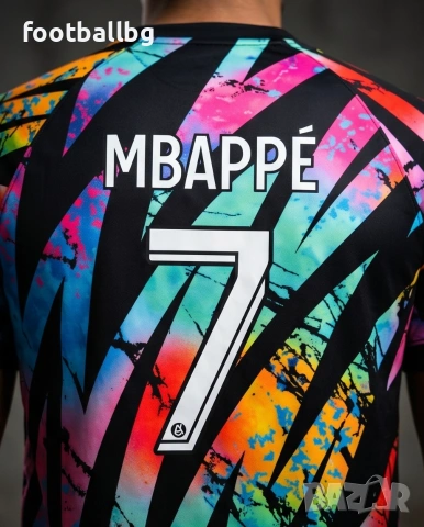 MBAPPE 7 💙⚽️ детско юношески футболни екипи PSG 💚⚽️ РЕТРО екипи , снимка 13 - Футбол - 40019311