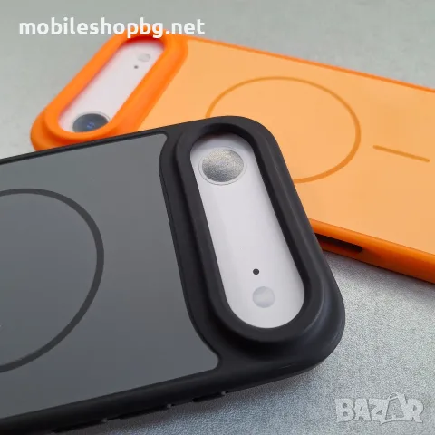 iPhone 17 Air кейс гръб MagSafe черен и оранжев , снимка 3 - Калъфи, кейсове - 55517021