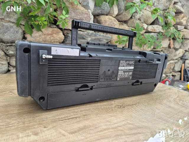 Радиокасетофон Sharp WQ-T221Z(BK), снимка 6 - Радиокасетофони, транзистори - 55191011
