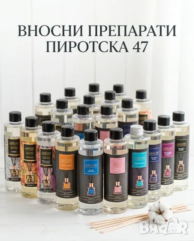 Пълнители за ароматизатор с клечки Areon Home Perfumes Exclusive Selection 260 ml 