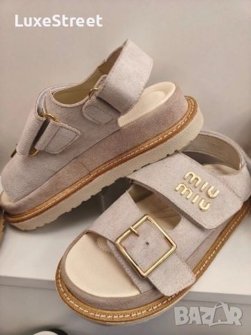 MIU MIU 🤍Дамски Сандали 