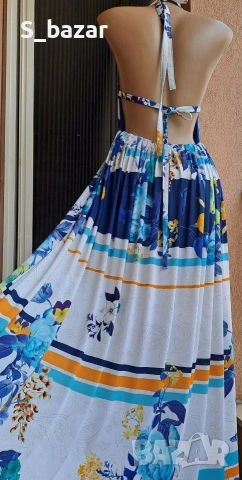 Нова рокля с гол гръб,р-р М/Л/ХЛ, снимка 2 - Рокли - 54270359