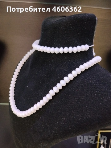 ръчно изработени колие и гривна от мъниста 