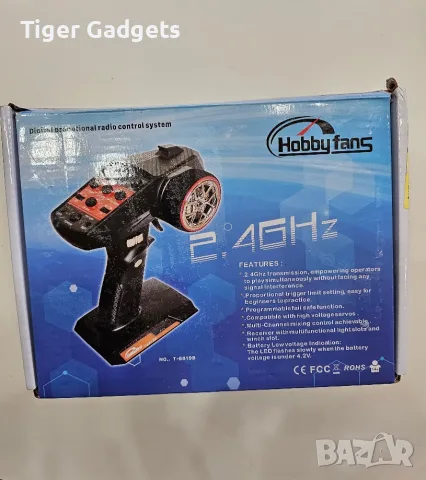 Hobby Fans T-6819A 7-канално 2.4GHz RC дистанционно с приемник за коли, лодки и танкове, снимка 10 - Друга електроника - 55665448