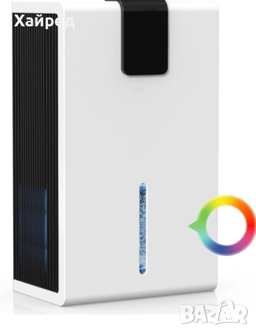 Нов Влагоуловител PSOS, 2.8L, сензорен екран, детекция на влажност и температура, бял, 210x150x360mm, снимка 7 - Влагоабсорбатори и влагоуловители - 54017323