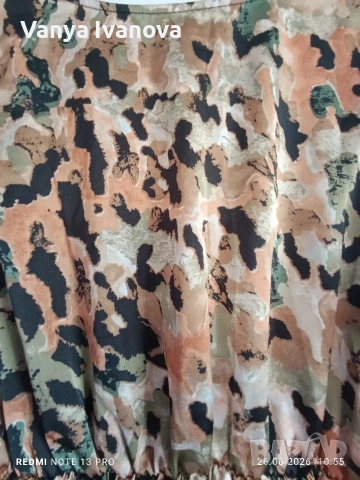 Shein рокля в земни тонове, снимка 5 - Рокли - 55056383