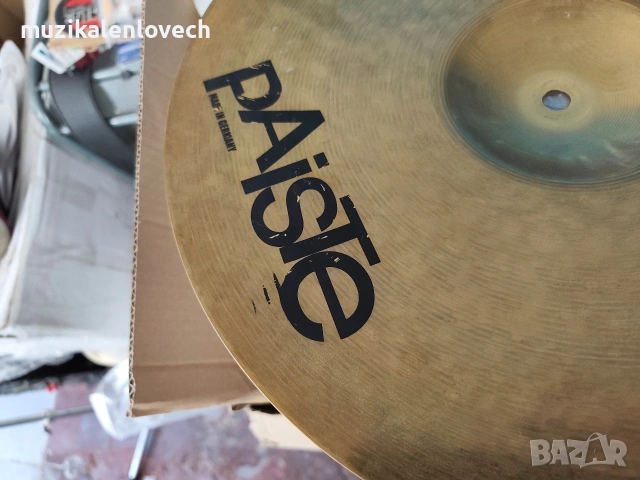 CYMBAL Paiste 302, 16" Crash Краш чинел отличен, снимка 4 - Ударни инструменти - 54712889