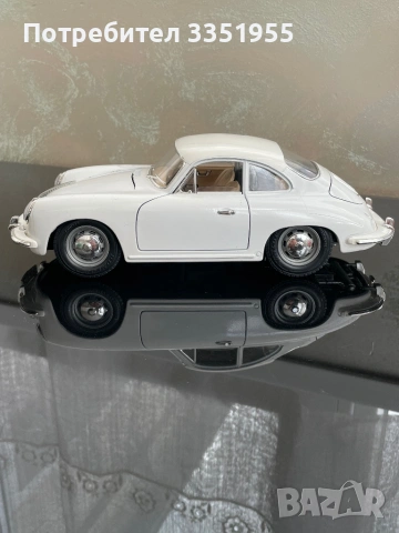 Ретро модел Porsche 356 B 1961 1/18, снимка 5 - Колекции - 54412517