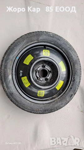 Резервна гума - патерица 17 цола 5x108 Пежо 407 /Peugeot 407 , снимка 3 - Гуми и джанти - 54061479