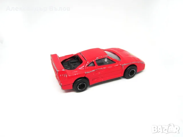 Стара Метална количка Ferrari F40 N280 Majorette 1:58 Франция, снимка 5 - Колекции - 55395620