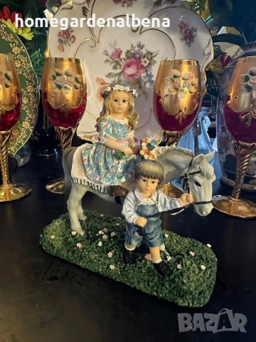 ✨ Колекционерска фигурка Leonardo Collection – “Country Ride” ✨ 👩‍🎨 По дизайн на Christine Haworth, снимка 9 - Колекции - 54288802