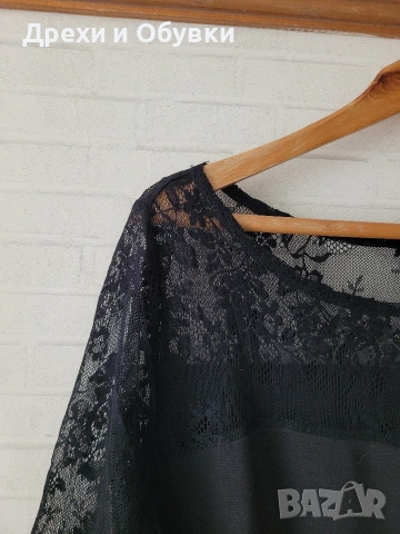 Елегантна- официална черна рокля , снимка 2 - Рокли - 54096384