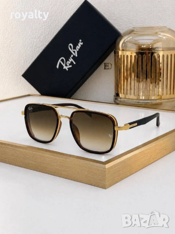 Ray-Ban Нови Мъжки Слънчеви Очила с Кутия Различни Цветове , снимка 2 - Слънчеви и диоптрични очила - 54621249